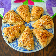 Scones on a Quilt