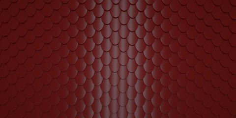 Glossy Fish / Snake Reptile Scale Pattern Texture - Illustration /3d Rendering