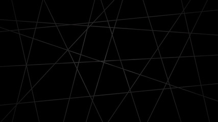 Abstract dark background of intersecting lines in black colors