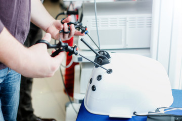 virtual surgical simulator for students of surgeons. robotic technologies in the training of physicians.