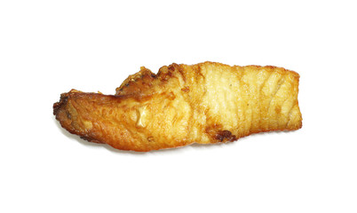 Slice of fried dried fish