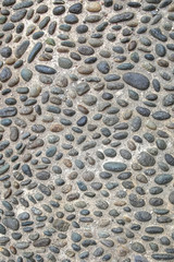 Cobblestone pavement