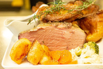Sunday lunch and chefs specials cooked and served