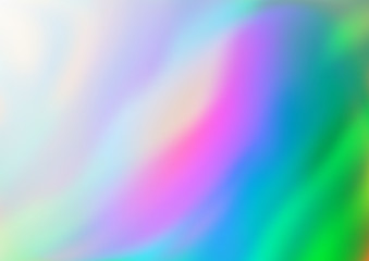 Light Multicolor, Rainbow vector glossy abstract background. Colorful abstract illustration with gradient. A completely new design for your business.