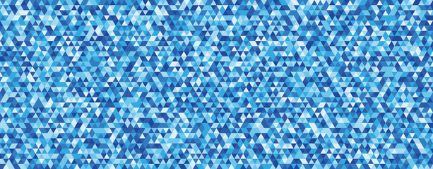 Obraz premium Abstract background with unity of blue triangle shape. Eps10 Vector background.