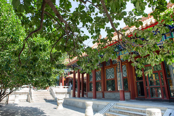 The summer palace of Beijing China ancient architect and landscape kunming lake garden
