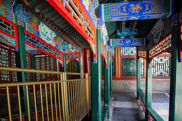 The summer palace of Beijing China ancient architect and landscape kunming lake garden