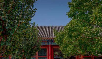 The summer palace of Beijing China ancient architect and landscape kunming lake garden
