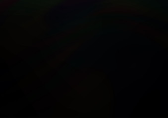 Dark Silver, Gray vector background with lava shapes. Modern gradient abstract illustration with bandy lines. Brand new design for your ads, poster, banner.