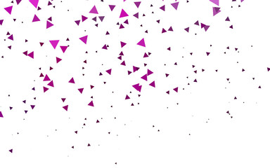 Naklejka premium Light Pink vector background with triangles. Triangles on abstract background with colorful gradient. Smart design for your business advert.