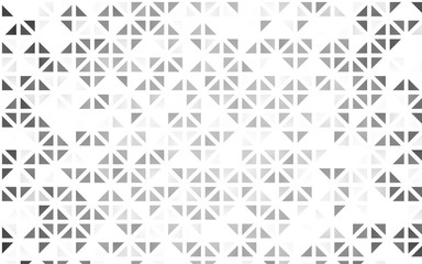 Fototapeta na wymiar Light Silver, Gray vector seamless pattern in polygonal style. Illustration with set of colorful triangles. Pattern for design of fabric, wallpapers.