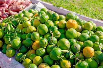 Feira de rua, legumes frutas hortaliças 