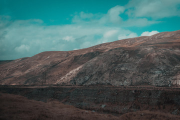 Valle en la cordillera peruana