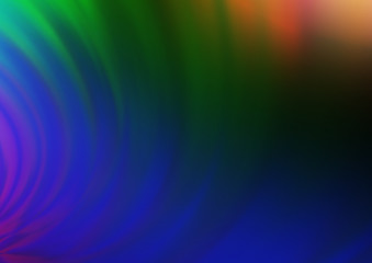 Dark Multicolor, Rainbow vector blurred bright template. Shining colorful illustration in a Brand new style. The best blurred design for your business.