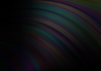 Dark Silver, Gray vector template with bubble shapes. Colorful abstract illustration with gradient lines. A completely new template for your business design.