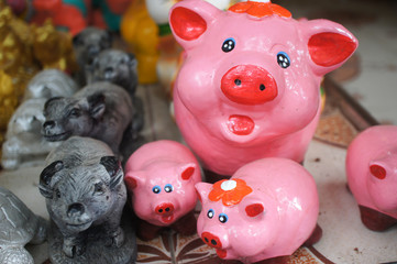 Thai doll, hand made ceramic doll 