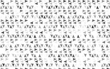 Light Silver, Gray vector cover in polygonal style. Illustration with set of colorful triangles. Modern template for your landing page.