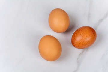 Close-up of eggs.