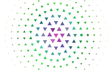 Light Multicolor, Rainbow vector texture in triangular style. Modern abstract illustration with colorful triangles. Pattern for commercials.