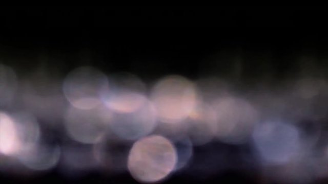 Fleeting Romance, Bokeh background of skyscraper buildings in city with lights, Blurry photo at night time. 4K cityscape
