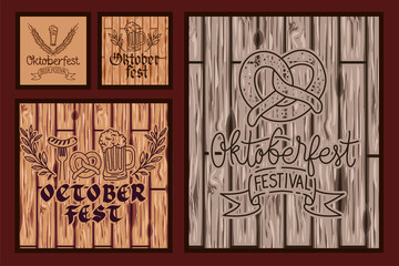 Oktoberfest design, Beer Festival illustration