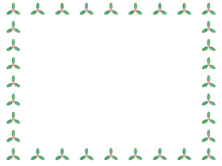 モミの葉フレーム