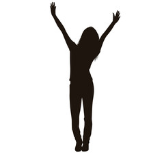 Happy People Silhouette