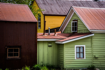 Parts of colorful houses 