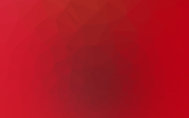 Obraz premium Light Red vector shining triangular background. Geometric illustration in Origami style with gradient. The best triangular design for your business.