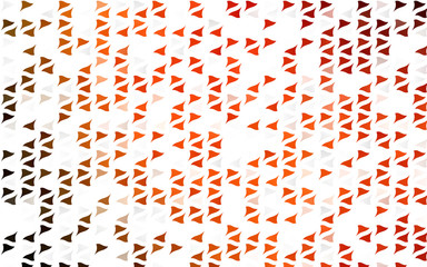 Light Red vector layout with lines, triangles. Decorative design in abstract style with triangles. Smart design for your business advert.