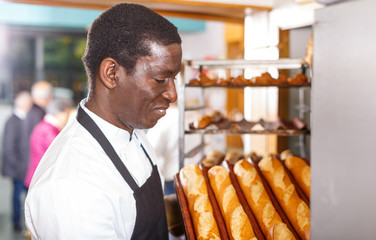Closeup portrait of baker
