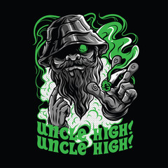 Uncle High! Illustration