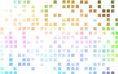 Light Multicolor, Rainbow vector backdrop with rectangles, squares. Rectangles on abstract background with colorful gradient. Pattern for busines ad, booklets, leaflets