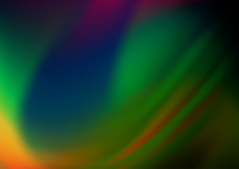 Dark Multicolor, Rainbow vector abstract bright background. Colorful abstract illustration with gradient. The background for your creative designs.