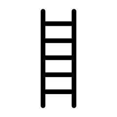 Ladder for climbing flat vector icon for apps and websites