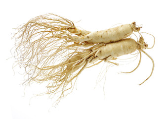 ginseng isolated on white background