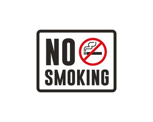 No smoking icon symbol vector