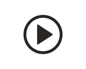 Play icon symbol vector