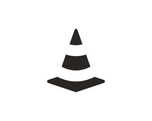 Traffic cone icon symbol vector