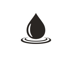 Fototapeta premium Water liquid icon symbol vector