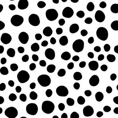 Dark Multicolor, Rainbow vector seamless background with bubbles. Blurred bubbles on abstract backdrop with colorful gradient. Trendy design for wallpaper, fabric makers.