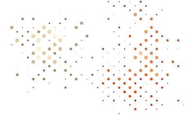 Light Red vector background with bubbles. Blurred decorative design in abstract style with bubbles. Pattern for ads, leaflets.