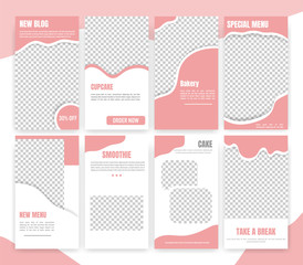 Social media banner template pack