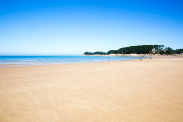Fototapeta na wymiar Manlipo beach in Taean-gun, South Korea.