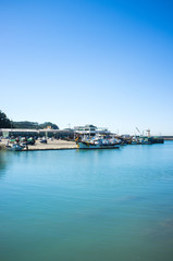 Fototapeta premium Mohang port in Taean-gun, South Korea.