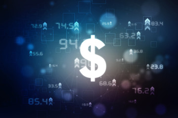 2d rendering usd Dollar symbol 