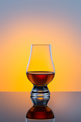 Glass of brandy or cognac