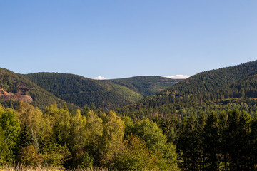 Naklejka premium Panoramablick über dem Harz
