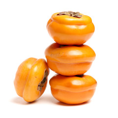 persimmon on a white background 