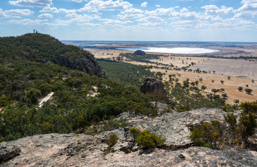Fototapeta na wymiar View from the summit of Mount Arapiles in Victoria, Australia
